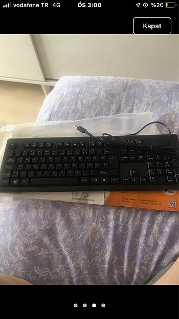 A4 tech km 720 - Görsel 3