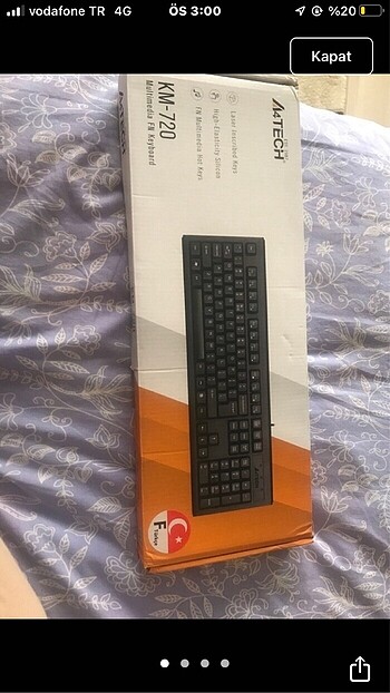 A4 tech f klavye - Görsel 5