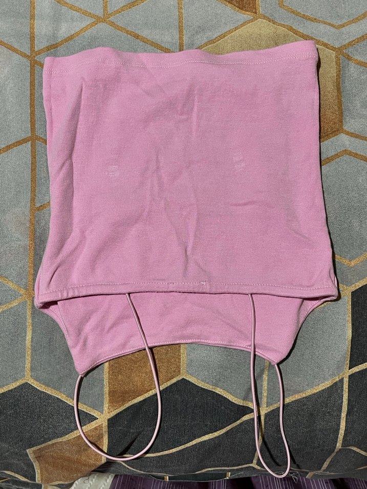 Pembe İnce Askılı Kadın Atlet - Görsel 3