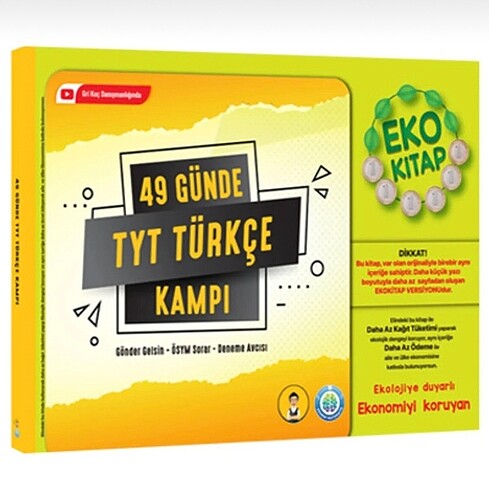 REHBER MATEMATİK YAYINLARI Yks Tyt 49 Günde Türkçe Kampı Eko