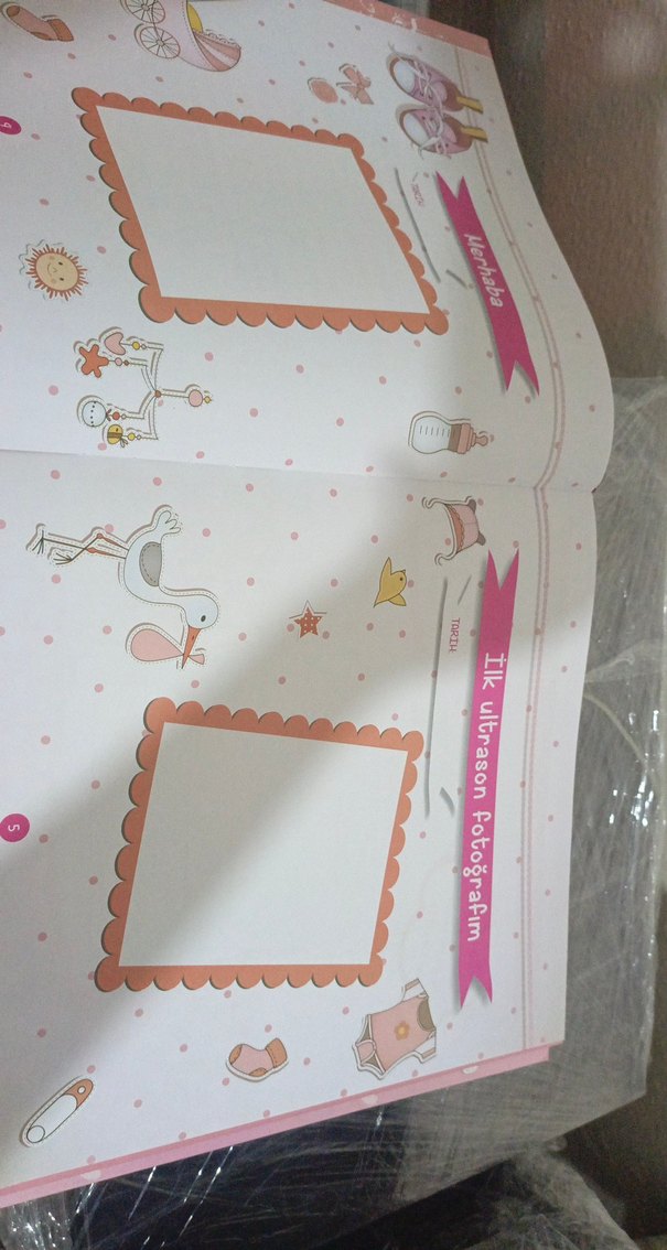 Pembe Baskılı Bebek albümü - Görsel 3