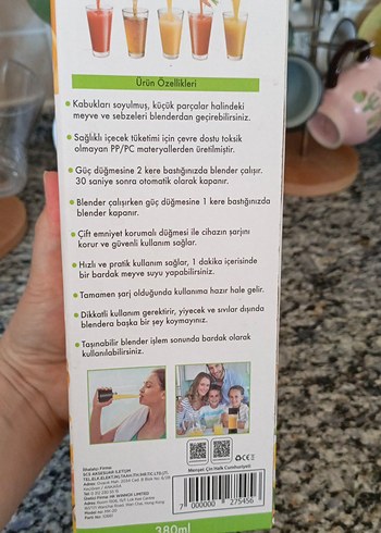 Diğer Joy Sidea Taşınabilir Kahverengi Blender