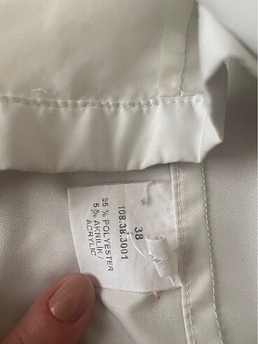 38 Beden ten rengi Renk Polo trenç