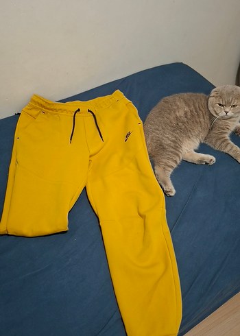 Sarı Nike Tech Eşofman Altı - Görsel 4