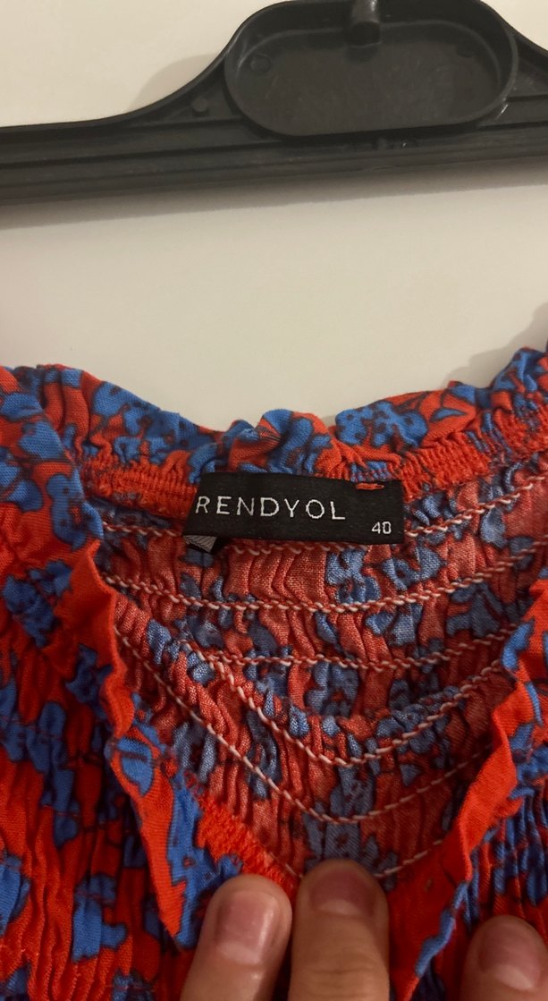 Renkli Bağlama Desenli Fırfırlı Mini Etek - Görsel 2