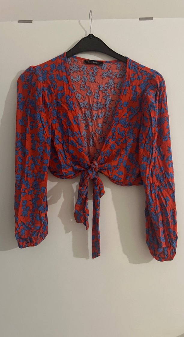 Renkli Bağlama Desenli Fırfırlı Mini Etek - Görsel 3