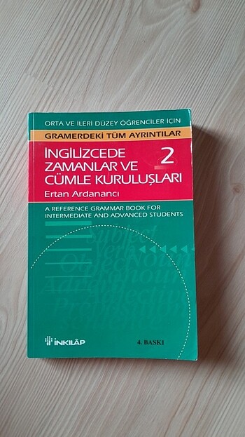 Ertan Ardanancı' dan İngilizce Gramer Kitabı