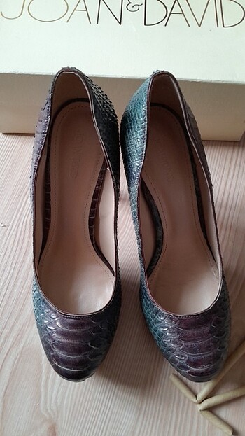 Diğer Joan & David Crocodile Yüksek Topuk Stiletto