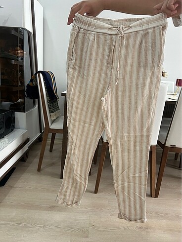 Sateen yazlık pantolon