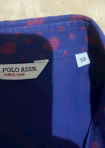 U.S Polo Lacivert Baskılı Kadın Uzun Kollu Gömlek - Görsel 3