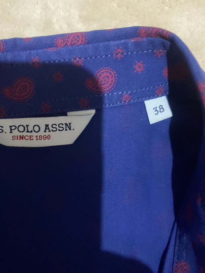 U.S Polo Lacivert Baskılı Kadın Uzun Kollu Gömlek - Görsel 3