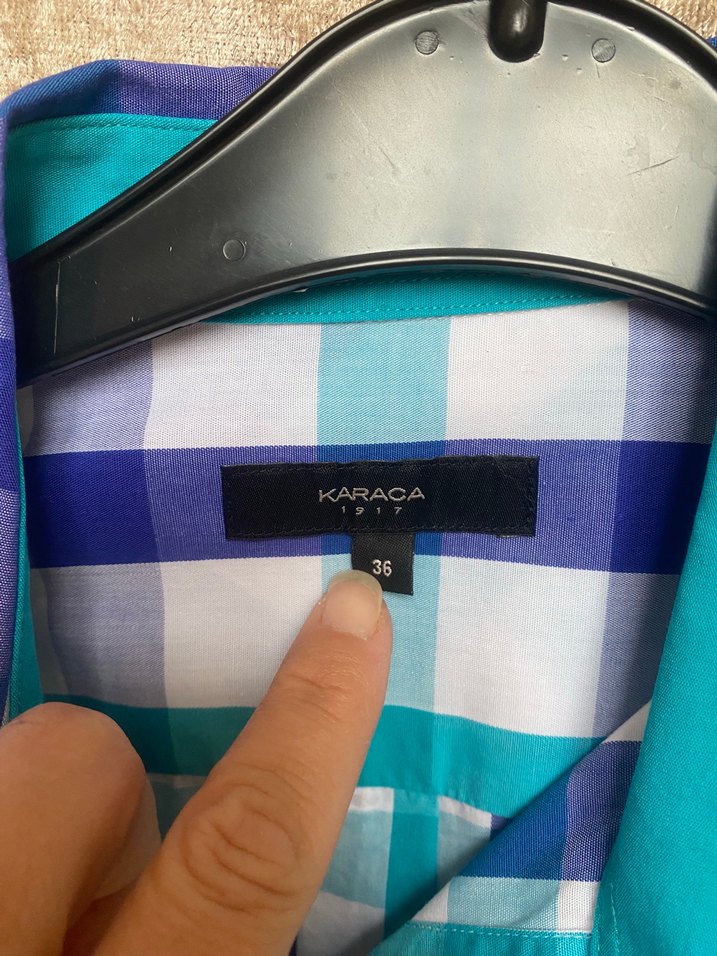 Karaca  Turkuaz Ekose Pamuklu Uzun Kollu Gömlek - Görsel 3