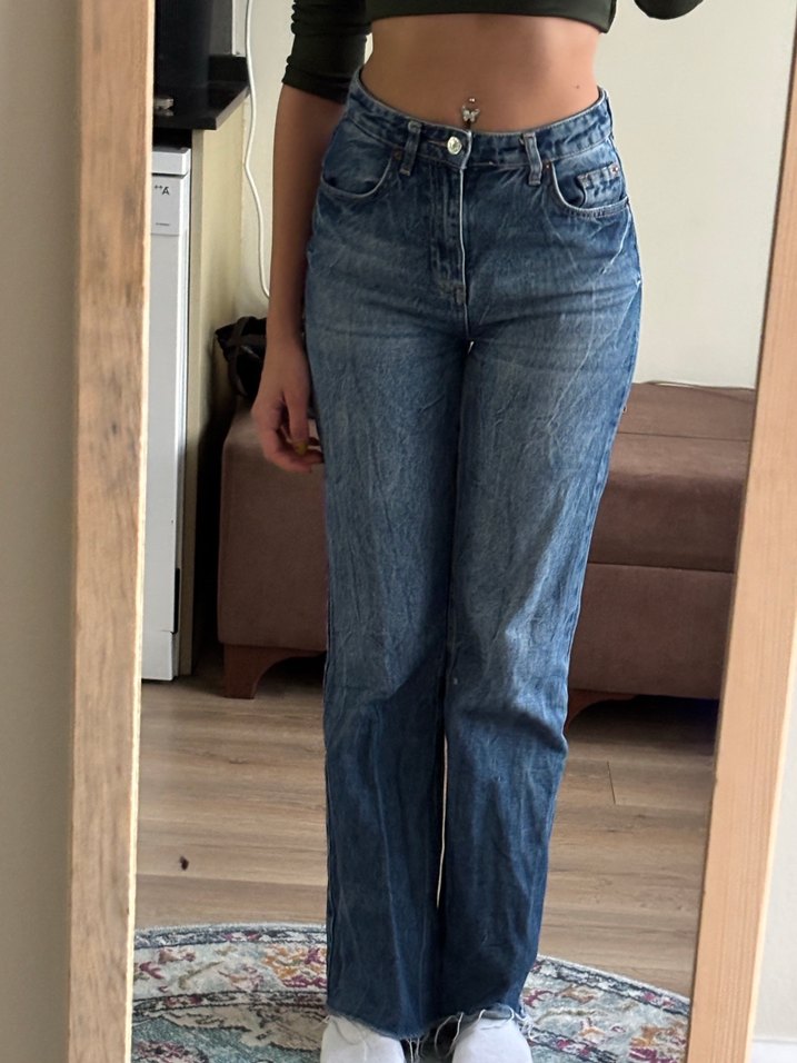 Koyu Mavi sustainable jean - Görsel 3