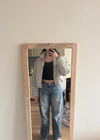 H&M su yeşili mont - Görsel 2