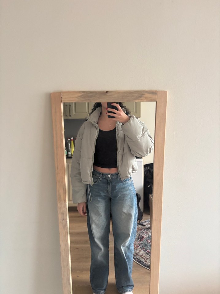 H&M su yeşili mont - Görsel 2