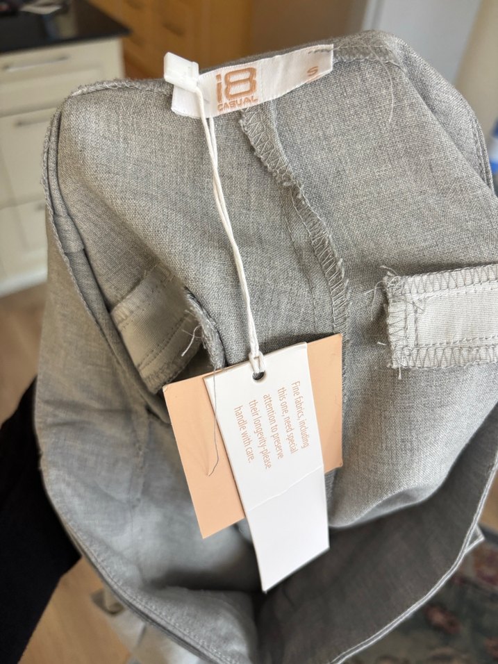 Gri Pilili Mini Etek - Görsel 3