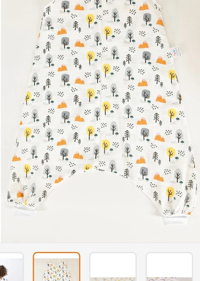 Yazlik & baharlik ince uyku tulumu (1 & 2 yas araligi)  - Görsel 4