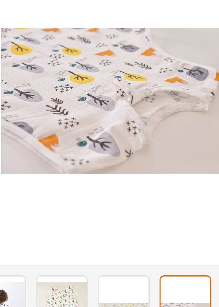 Yazlik & baharlik ince uyku tulumu (1 & 2 yas araligi)  - Görsel 5