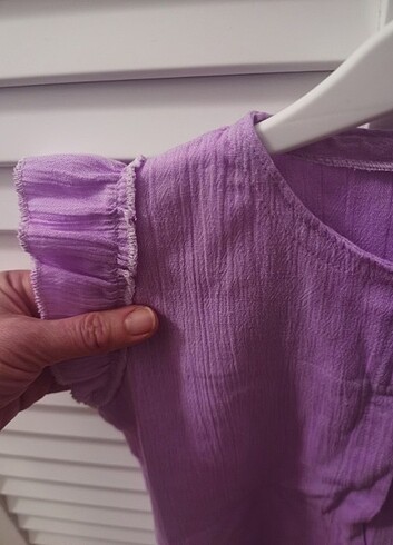 Lila muslin  tulum - Görsel 2