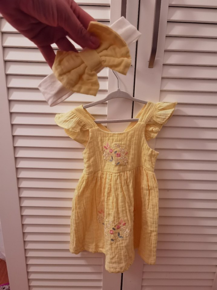 Kiz elbise kafa bantli (3/4 yas) - Görsel 2