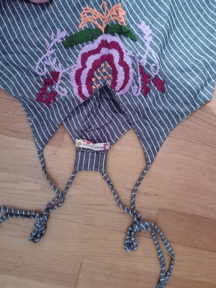 Nakışlı Uzun Bohem elbise (m beden) - Görsel 4