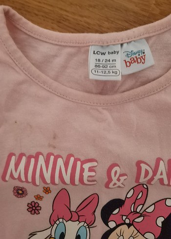 LC Waikiki Pembe Minnie & Daisy Bebek Tulum 18/24