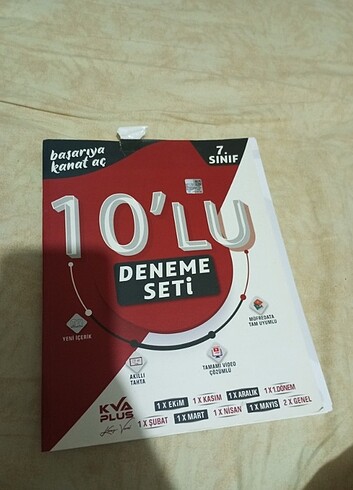 7.Sınıf 10lu Yeni Nesil Deneme Seti
