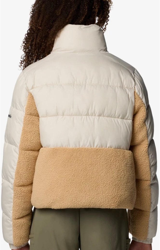 Kadın Bej Kürklü Sokak Stili Mont - Görsel 4