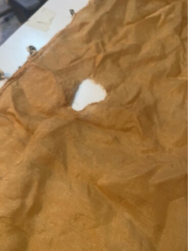 Vintage ipek eşarp üzerine taş boncuk işleme - Görsel 2