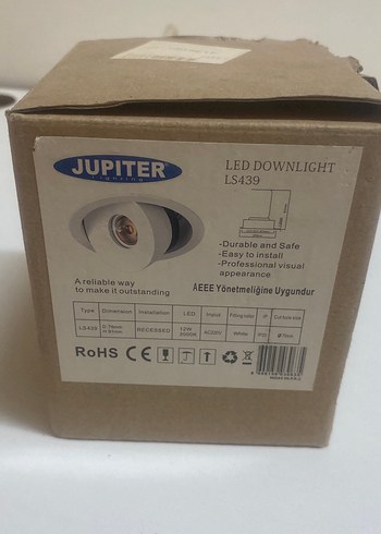 Jupiter LED Downlight LS439 Bej - Görsel 4