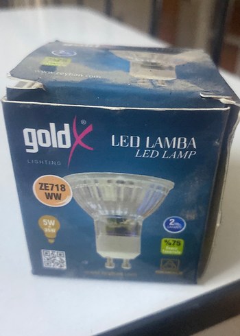 Goldx LED Lamba 5W Sıcak Beyaz - Görsel 4