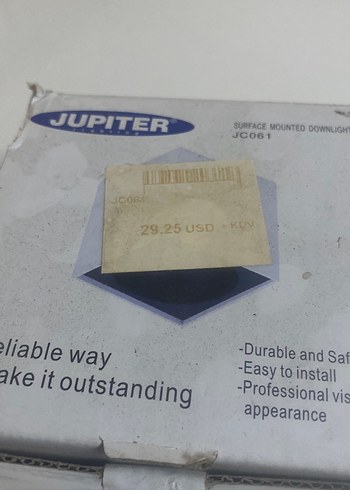 Jupiter JC061 Yüzeye Monte Beyaz Downlight - Görsel 4