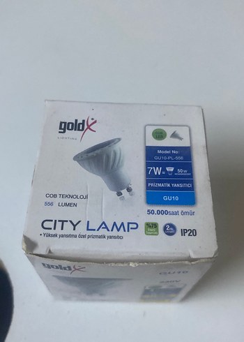 Goldx GU10 7W City Lamp Ampul - Görsel 4