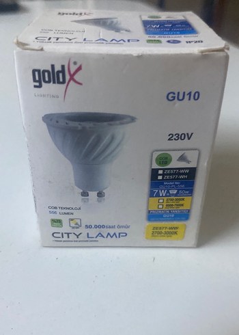 Goldx GU10 7W City Lamp Ampul - Görsel 3