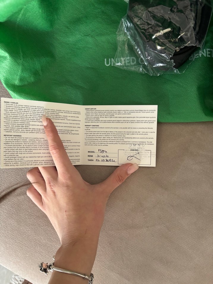 benetton longchamp çanta - Görsel 4