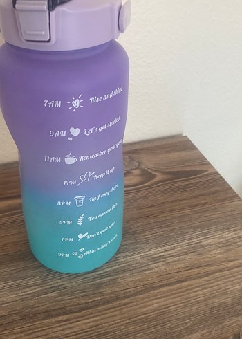 Mor Pastel Renkli Çocuk Termos Matara - Görsel 2