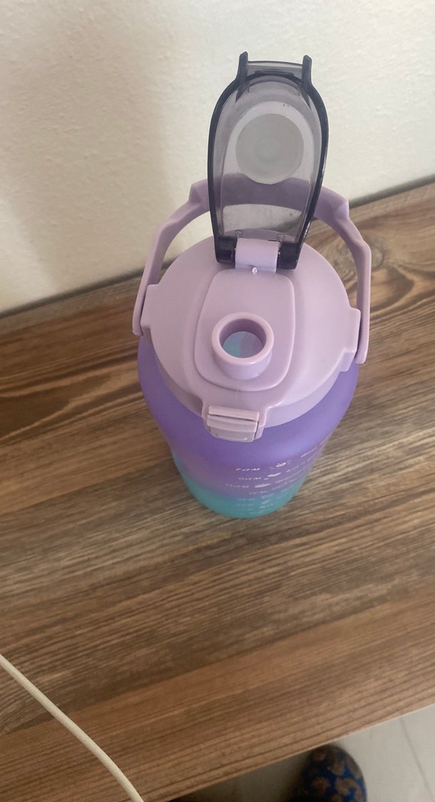 Mor Pastel Renkli Çocuk Termos Matara - Görsel 5