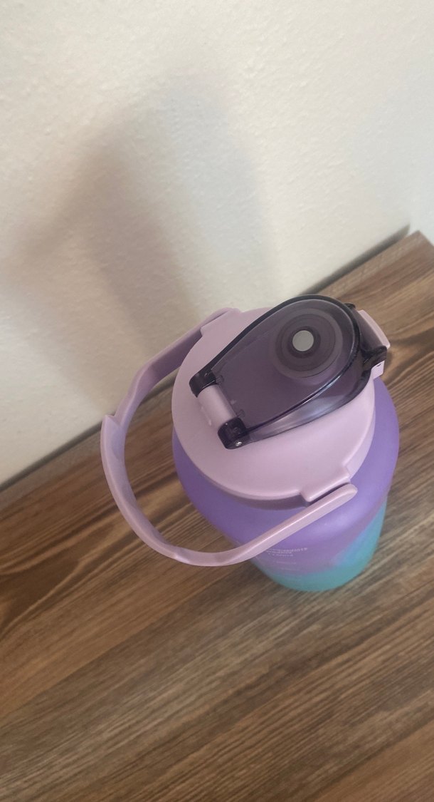 Mor Pastel Renkli Çocuk Termos Matara - Görsel 4