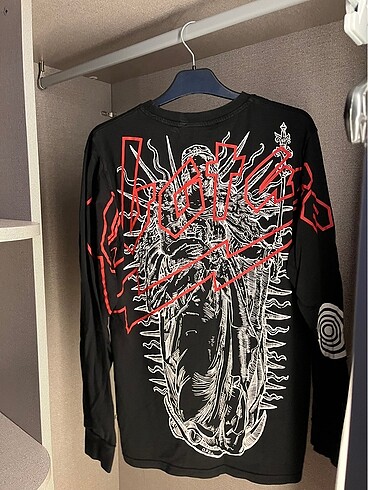 Siyah desenli sweat