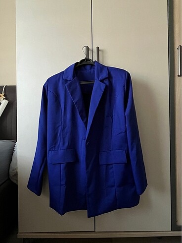 H&M Lacivert blazer ceket