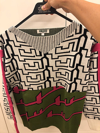 Kenzo Kenzo çelik örgü desenli kazak