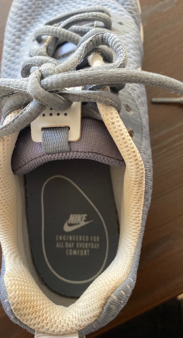 Orijinal Gri Bağcıklı Kadın Spor Ayakkabı - Görsel 3