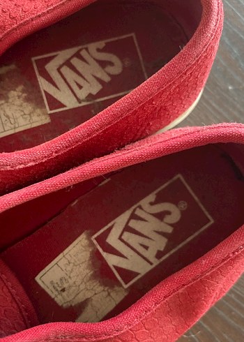 Kırmızı Vans Kadın Sneakers - Görsel 3