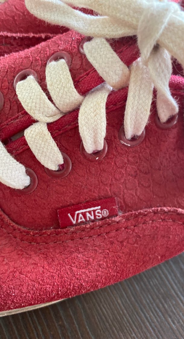 Kırmızı Vans Kadın Sneakers - Görsel 2