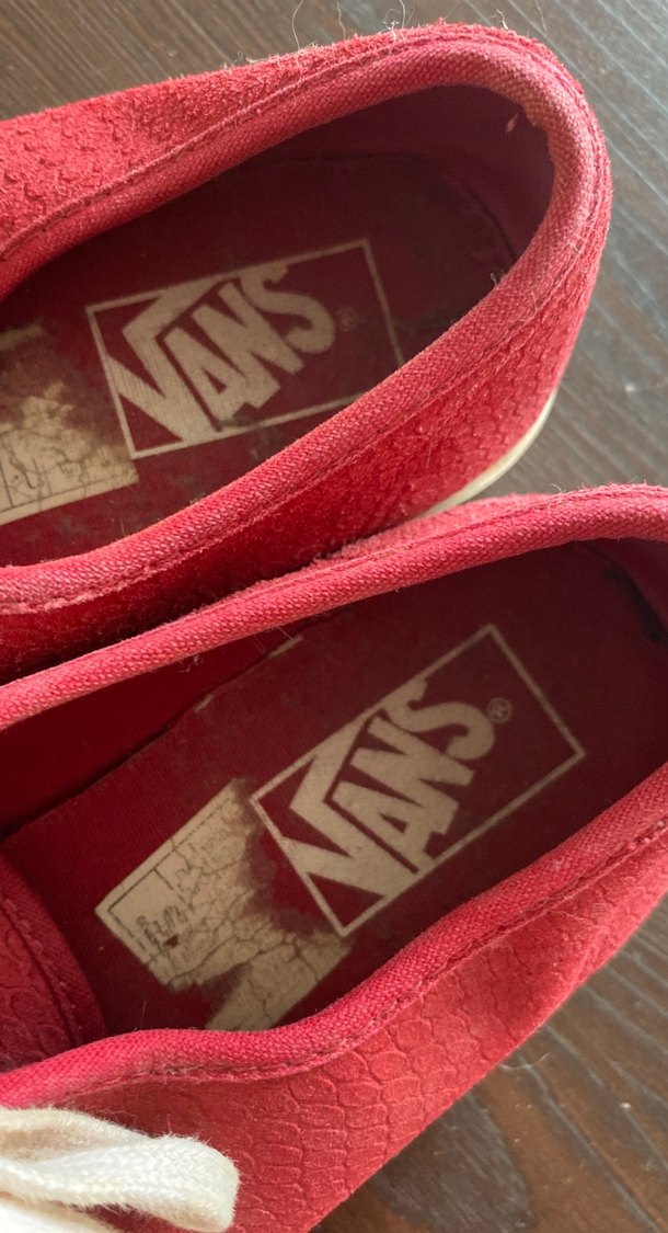 Kırmızı Vans Kadın Sneakers - Görsel 3