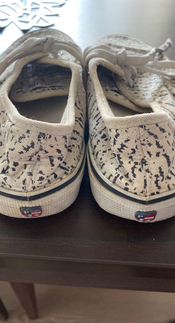 Gri Detaylı Beyaz Kadın Spor Ayakkabı - Görsel 3