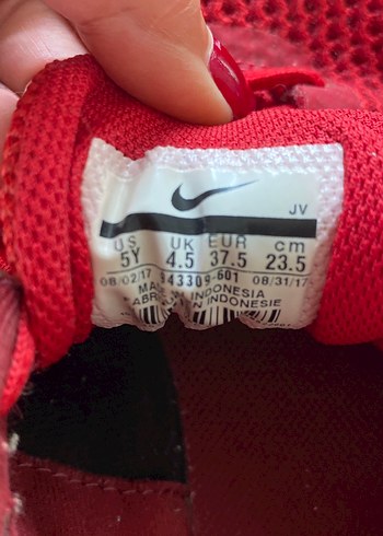 Nike Kadın Kırmızı Spor Ayakkabı - Görsel 3