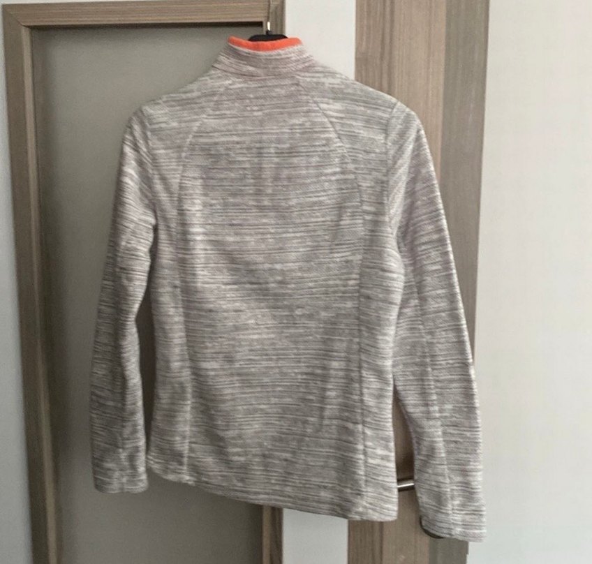 Kadın Gri Yarım Fermuarlı Sweatshirt - Görsel 3