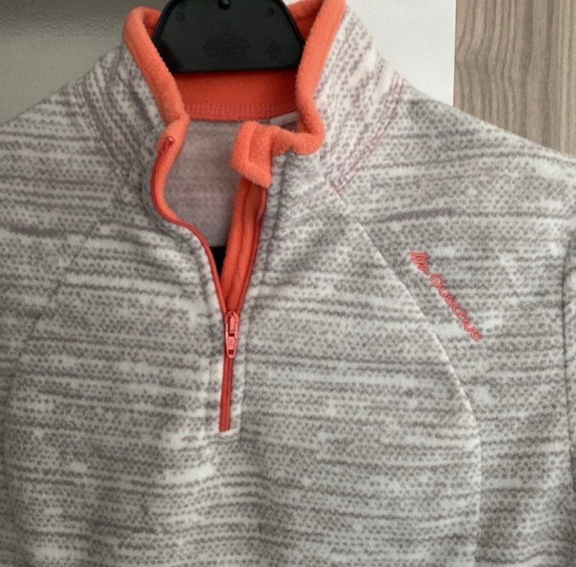 Kadın Gri Yarım Fermuarlı Sweatshirt - Görsel 2