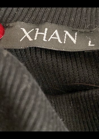 Siyah Uzun Kollu Tekne Yaka Kadın Kazak - Görsel 2